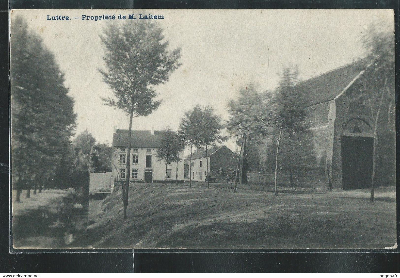 Luttre : Proprièté De M. Laitem  ( Obl. LUTTRE  24/06/1913 - Pont-a-Celles