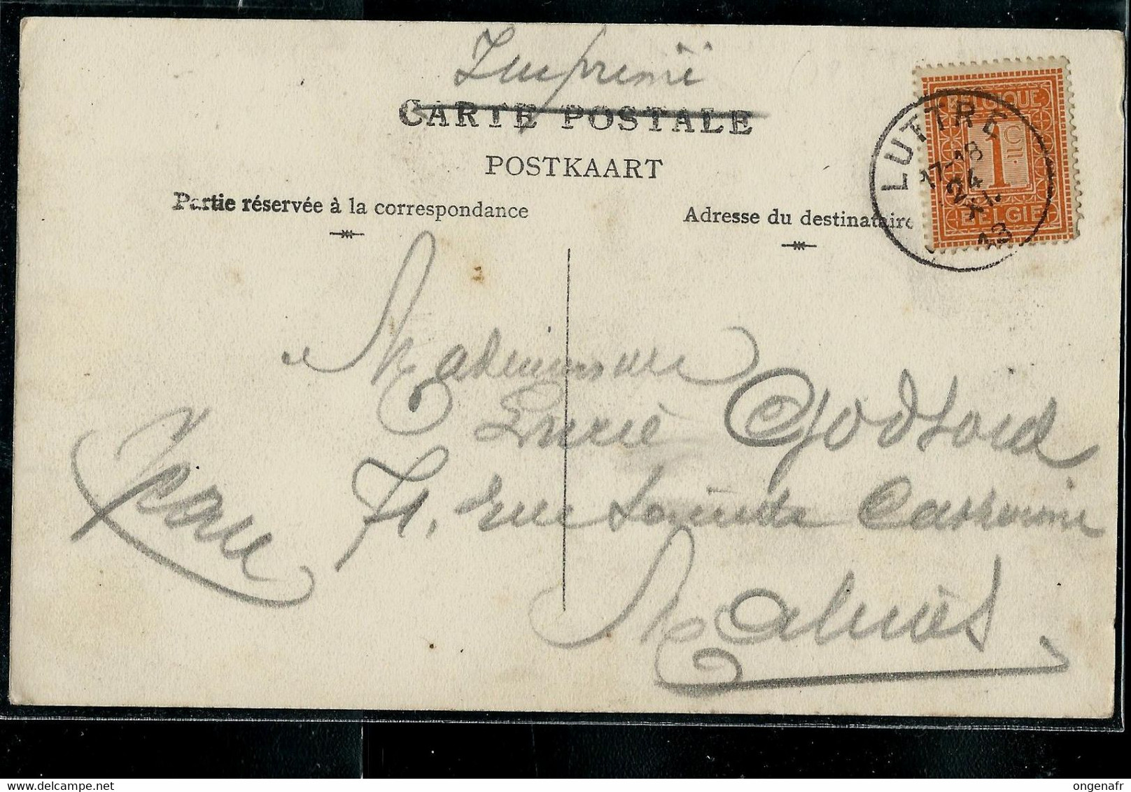 Luttre : Proprièté De M. Laitem  ( Obl. LUTTRE  24/06/1913 - Pont-a-Celles