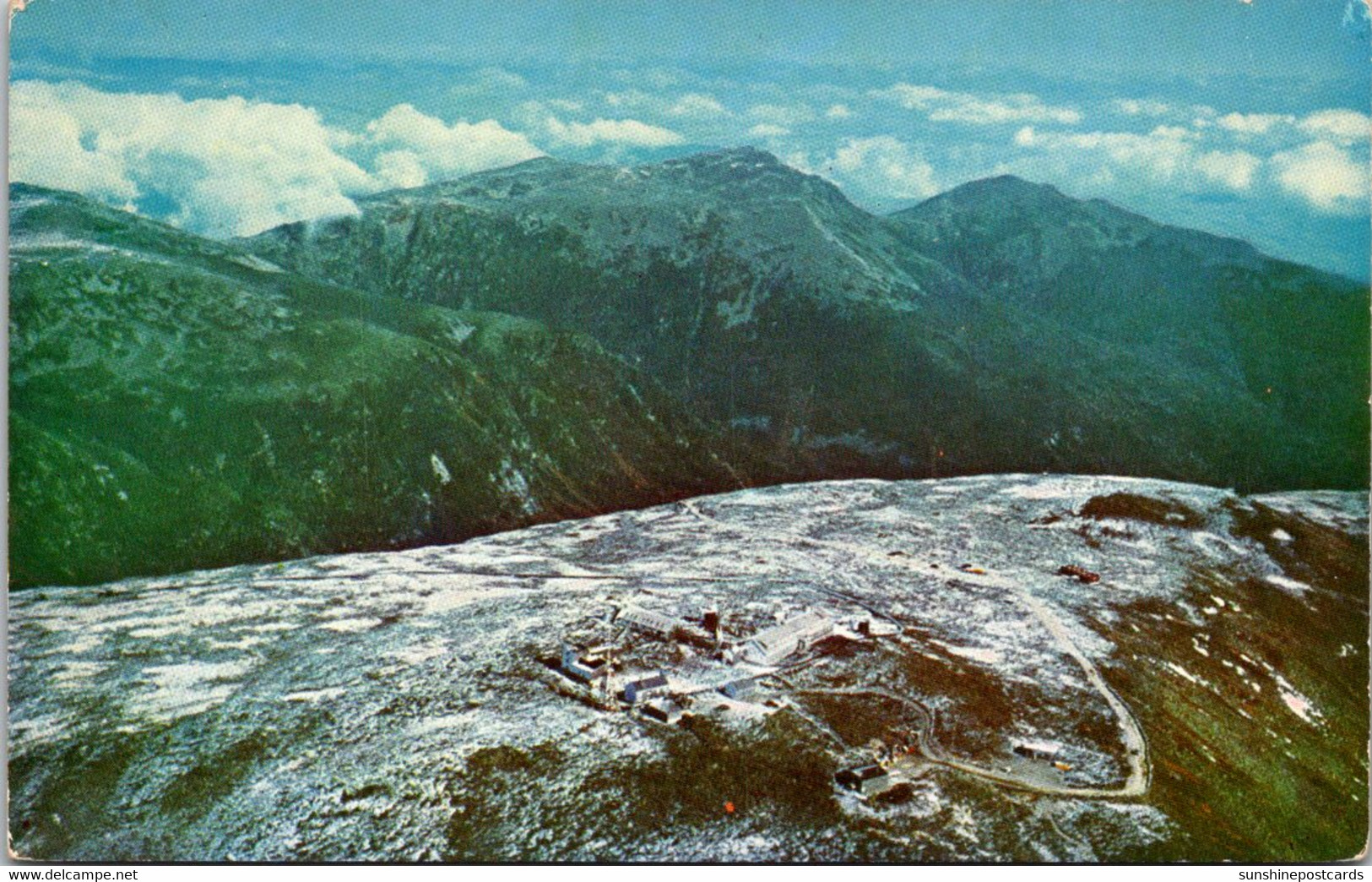 New Hampshire White Mountains Aerial View Of Summit Mt Washington - White Mountains