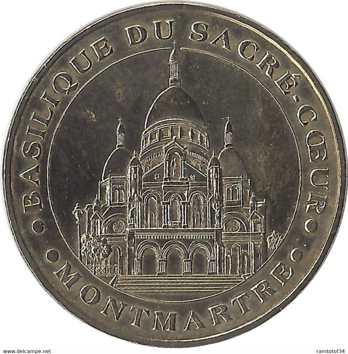 2002 MDP101 - PARIS - Basilique Du Sacré Coeur 1 (Vue Générale) / MONNAIE DE PARIS - 2002