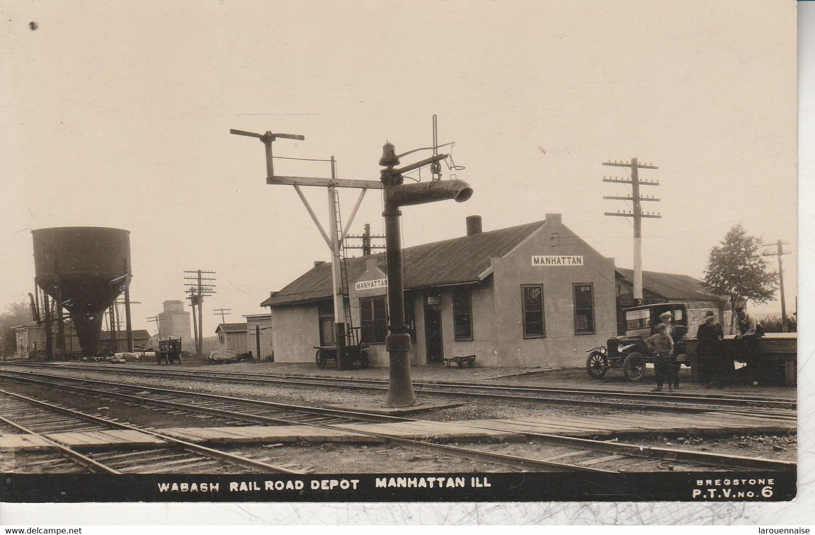 MANHATTAN ILL - Wabash Rail Road Depot - Manhattan