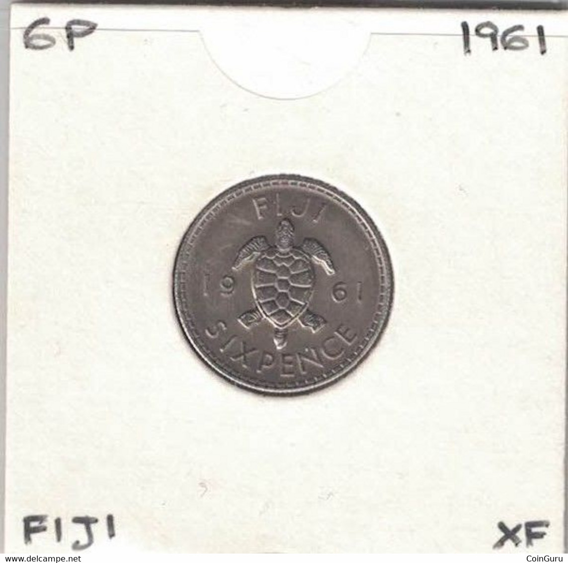 Fiji 5 Coin Set, Elizabeth II , Penny, 3p, 6p, Shilling And Florin, 1957-1967, KM#19-24 - Fidschi