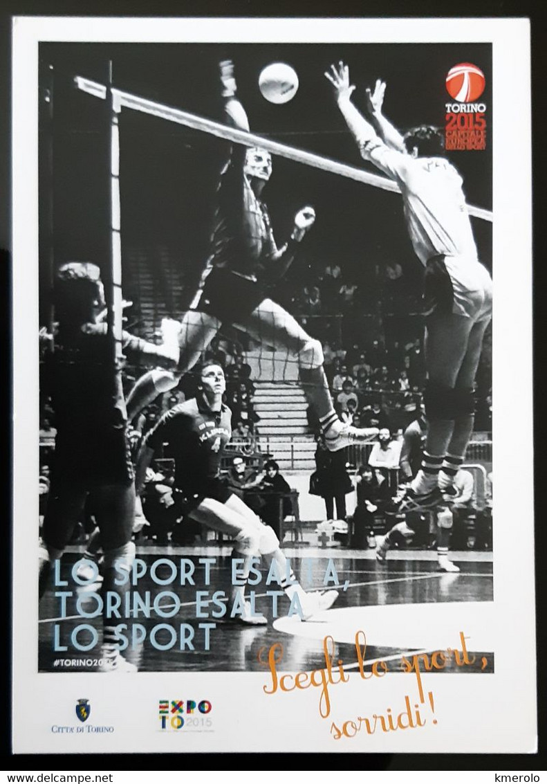 Volley Expo Torino 2015 Carte Postale - Volleyball