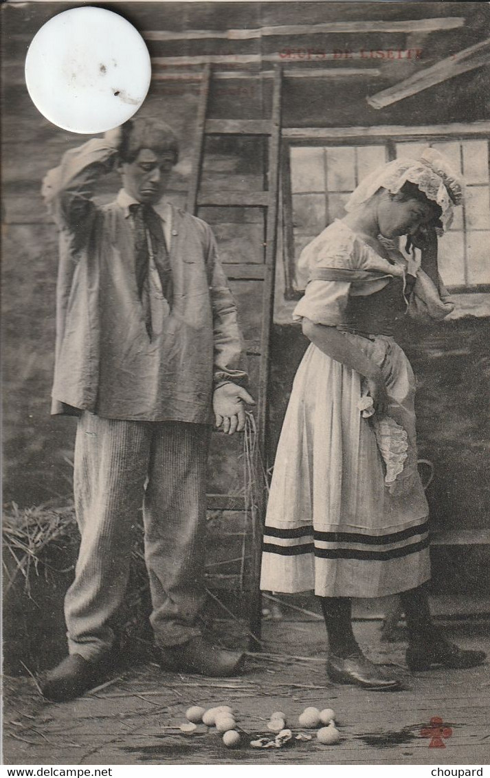 29 -  Carte Postale Ancienne De  LES OEUFS DE LISETTE   En Bretagne - Bekende Personen