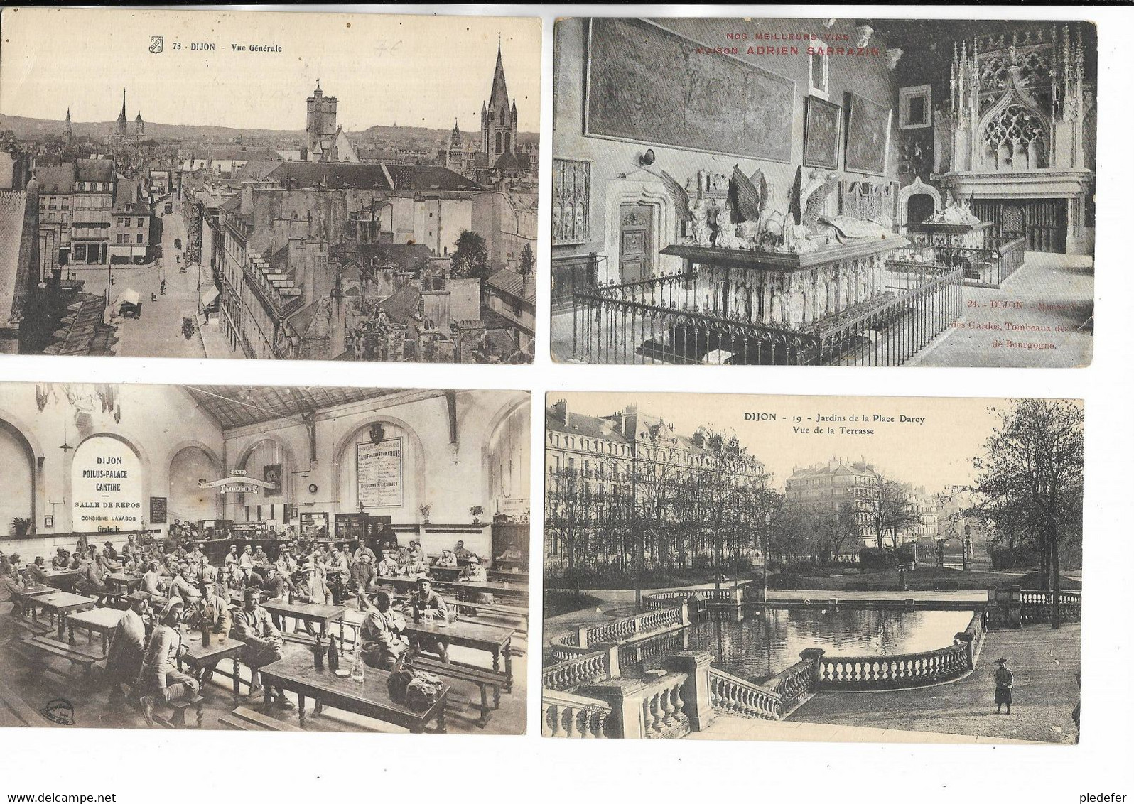 21 - Lot De 20 Cartes Postales De DIJON ( Côte-d'Or ) - Voir Les Scans Et Liste Ci-dessous - Dijon