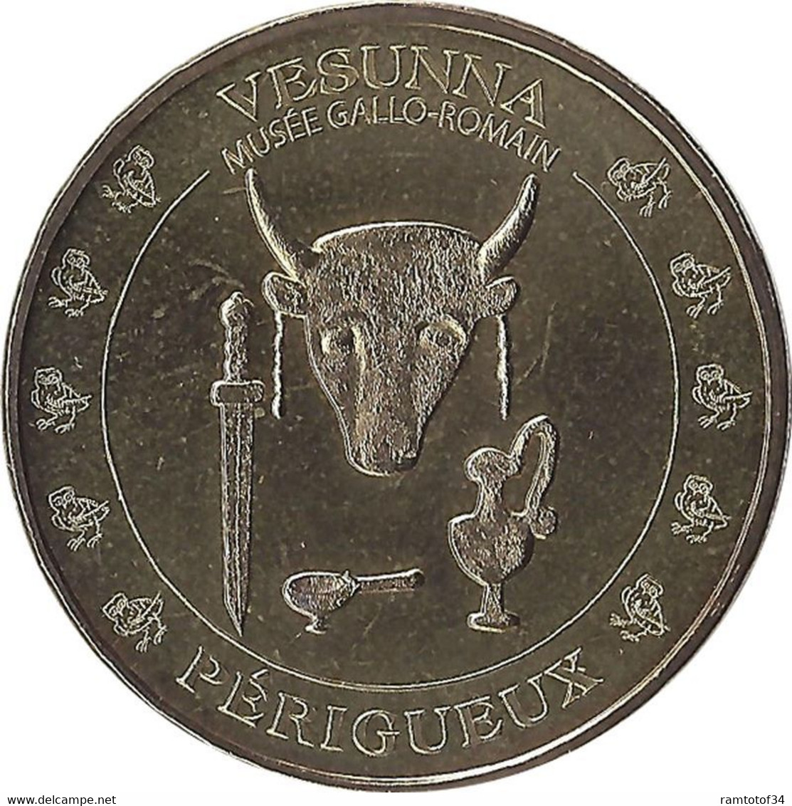 2015 MDP135 - PERIGUEUX - Musée Gallo Romain Vesunna 3 (Le Taureau) / MONNAIE DE PARIS - 2015