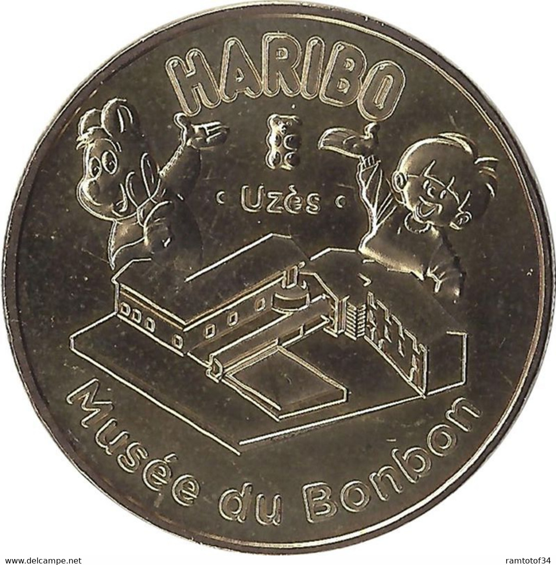 2015 MDP136 - UZÈS - Musée Du Bonbon Haribo 13 (vue Aérienne) / MONNAIE DE PARIS - 2015