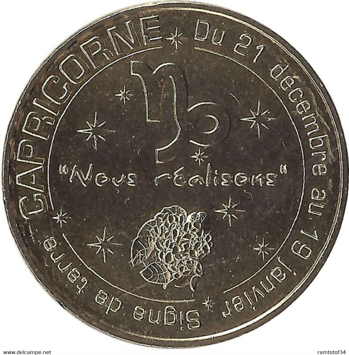 2016 MDP136 - AUBAGNE - Les Signes Astrologiques (Capricorne) / MONNAIE DE PARIS - 2016
