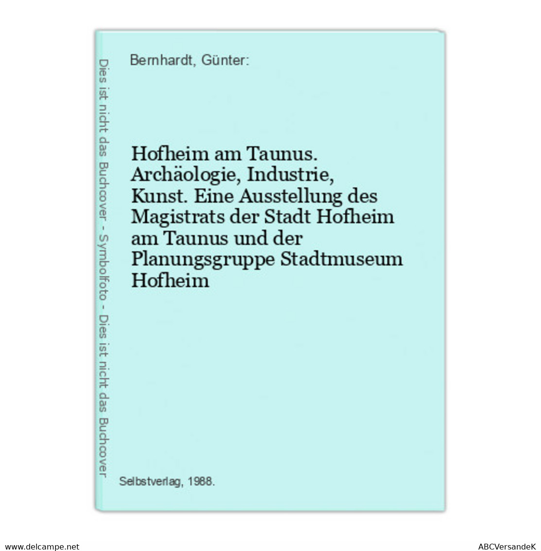 Hofheim Am Taunus. Archäologie, Industrie, Kunst. Eine Ausstellung Des Magistrats Der Stadt Hofheim Am Taunus - Hesse