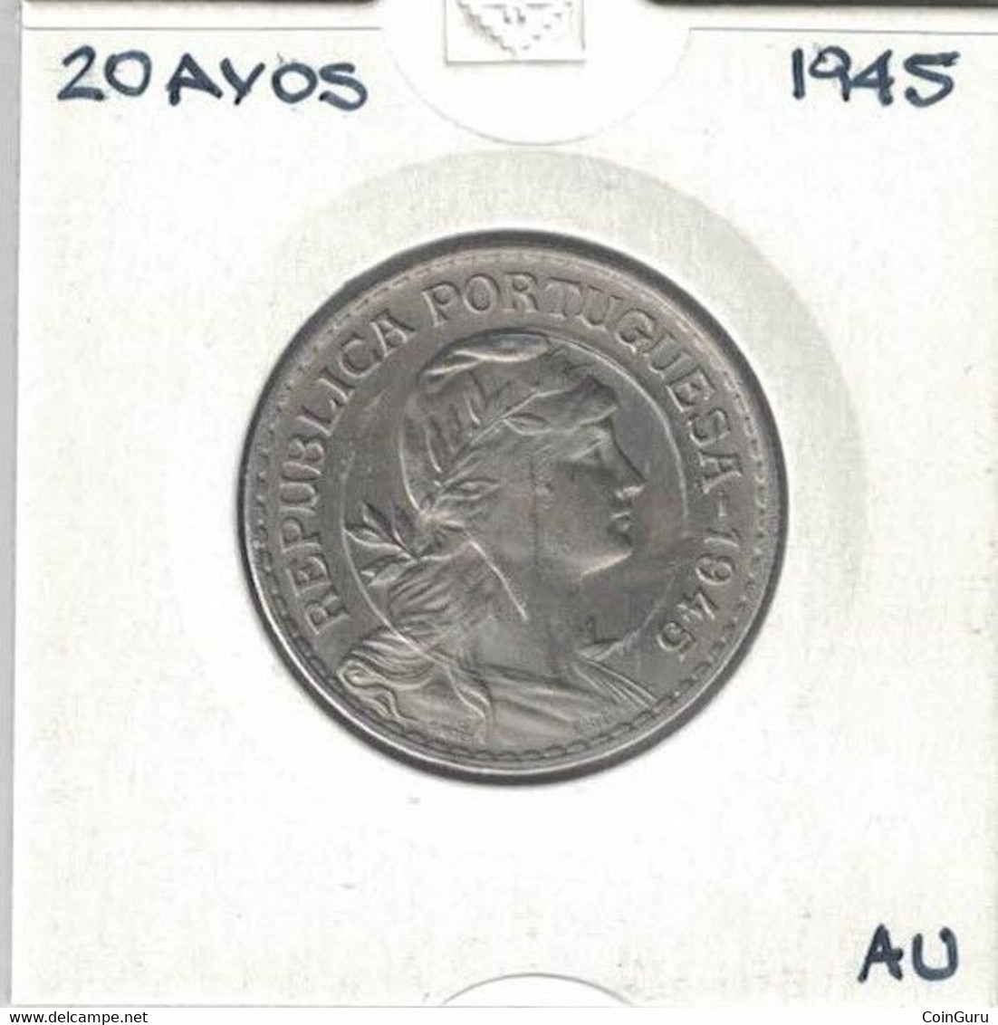 Timor 20 Avos 1945, High Grade, 50K Mintage, Scarce, KM#6 - Timor