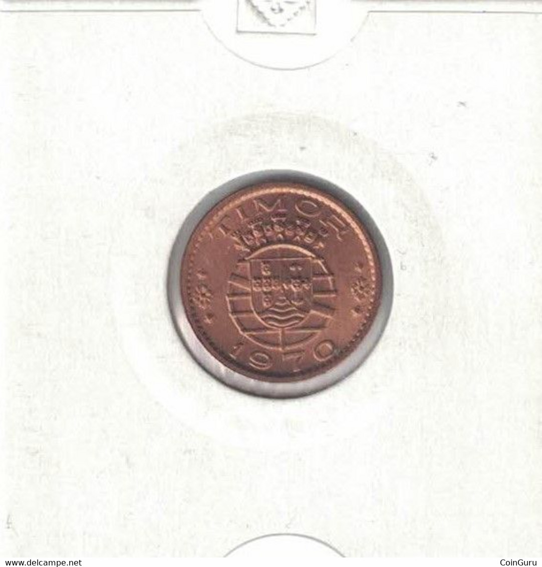 Timor 20 Centavos 1970 UNC - Timor