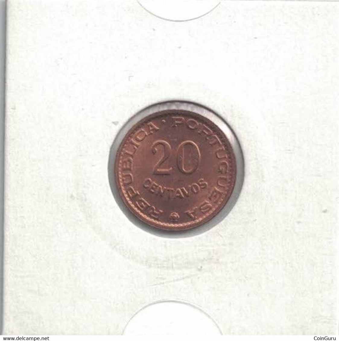 Timor 20 Centavos 1970 UNC - Timor