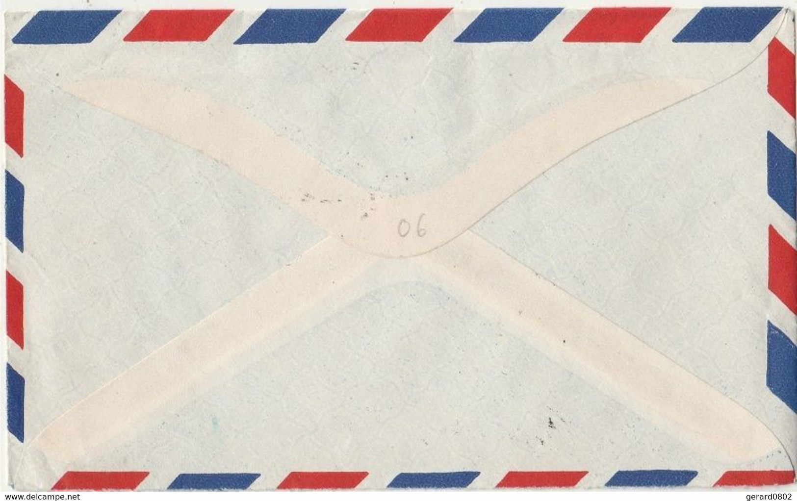 NOUVELLES HEBRIDES - LETTRE PAR AVION A DESTINATION DE PARIS - Storia Postale