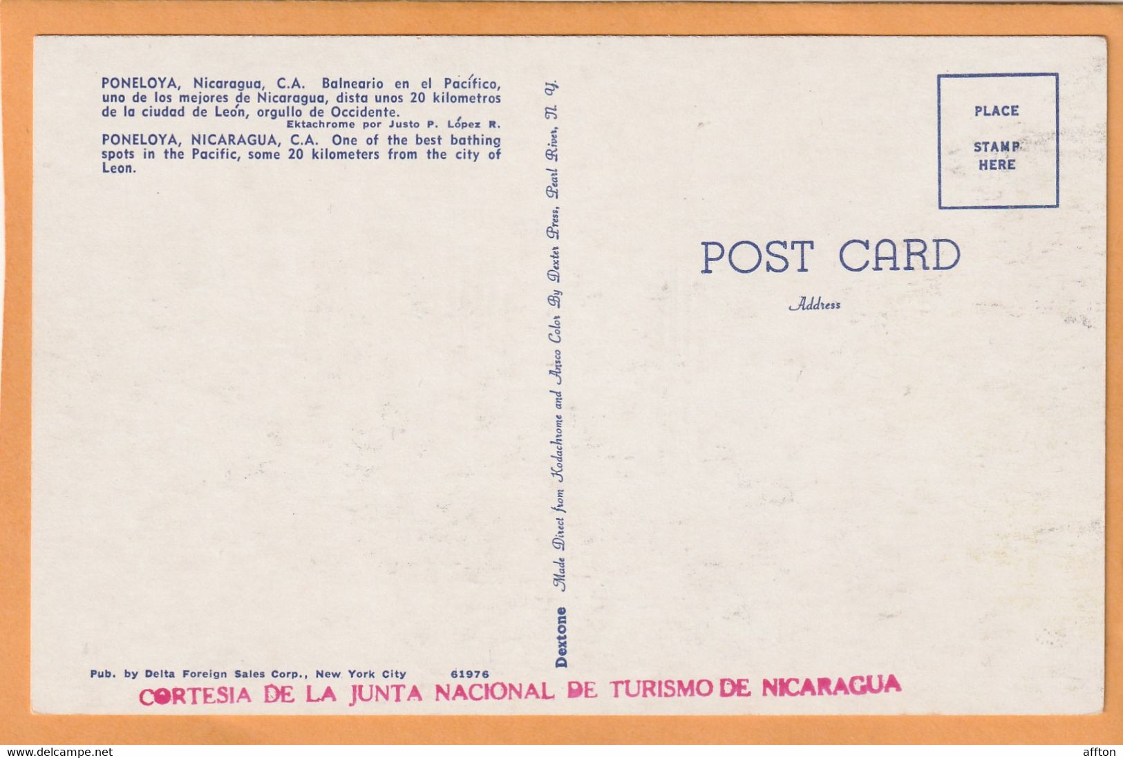 Nicaragua Old Postcard - Nicaragua