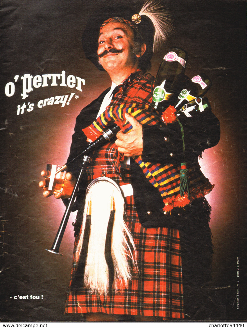 PUB  " PERRIER  "    1977  ( 41 ) - Perrier