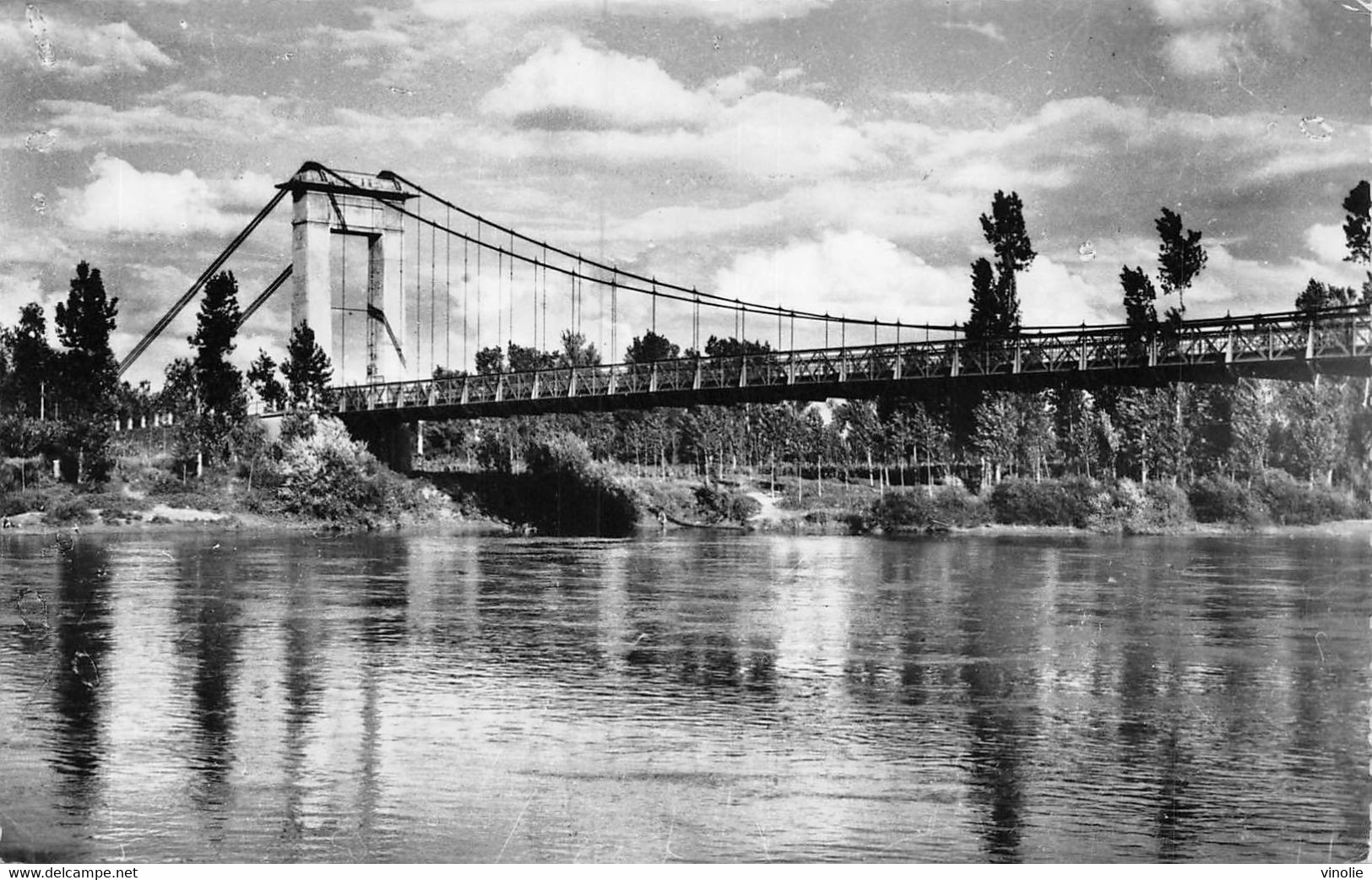 PIE-FL-21-7358 : VERDUN-SUR-GARONNE. LE PONT SUSPENDU - Verdun Sur Garonne