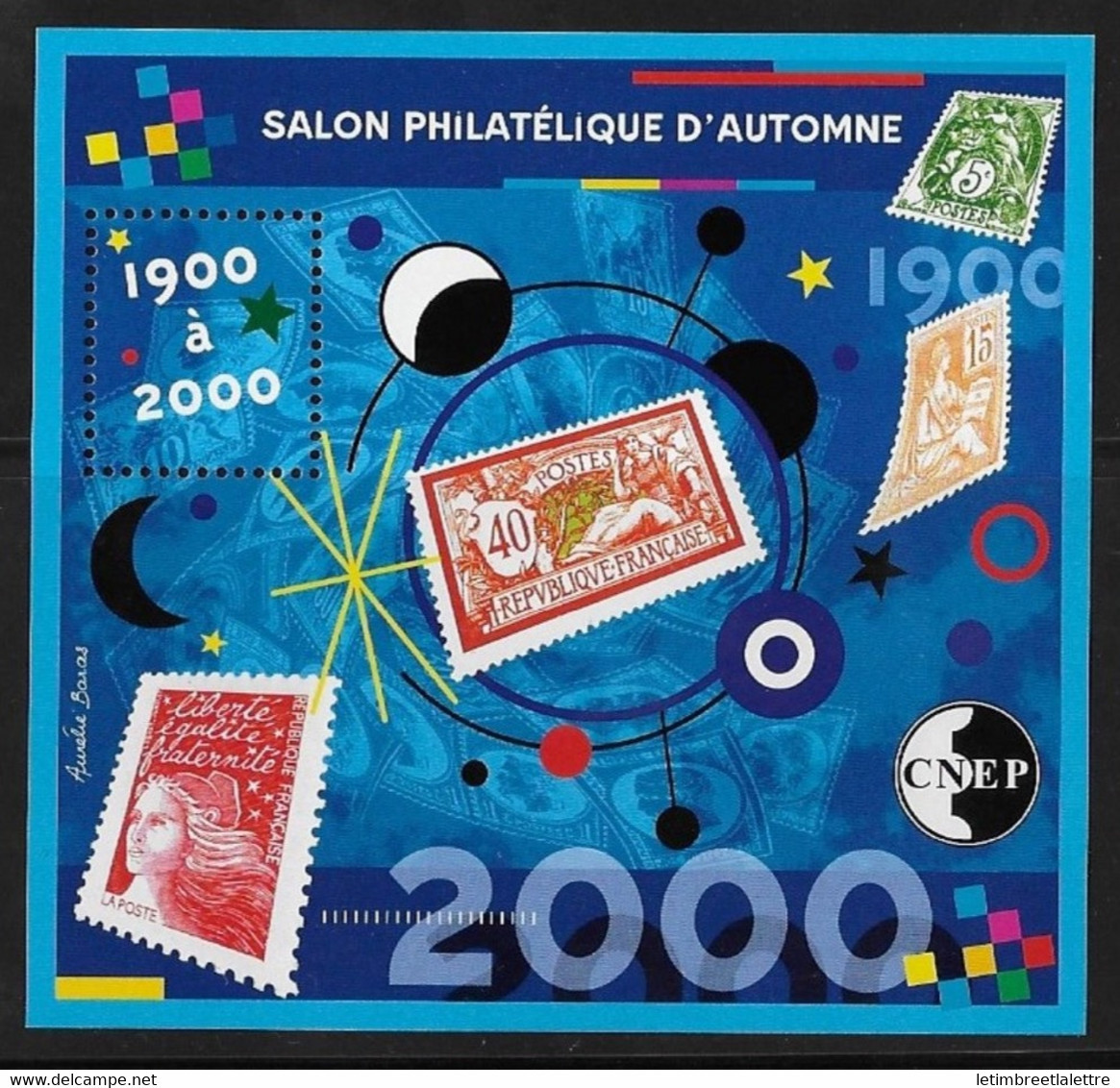 ⭐ France - Bloc CNEP - YT N° 32 ** - Salon Philatélique D'automne - 2000 ⭐ - CNEP