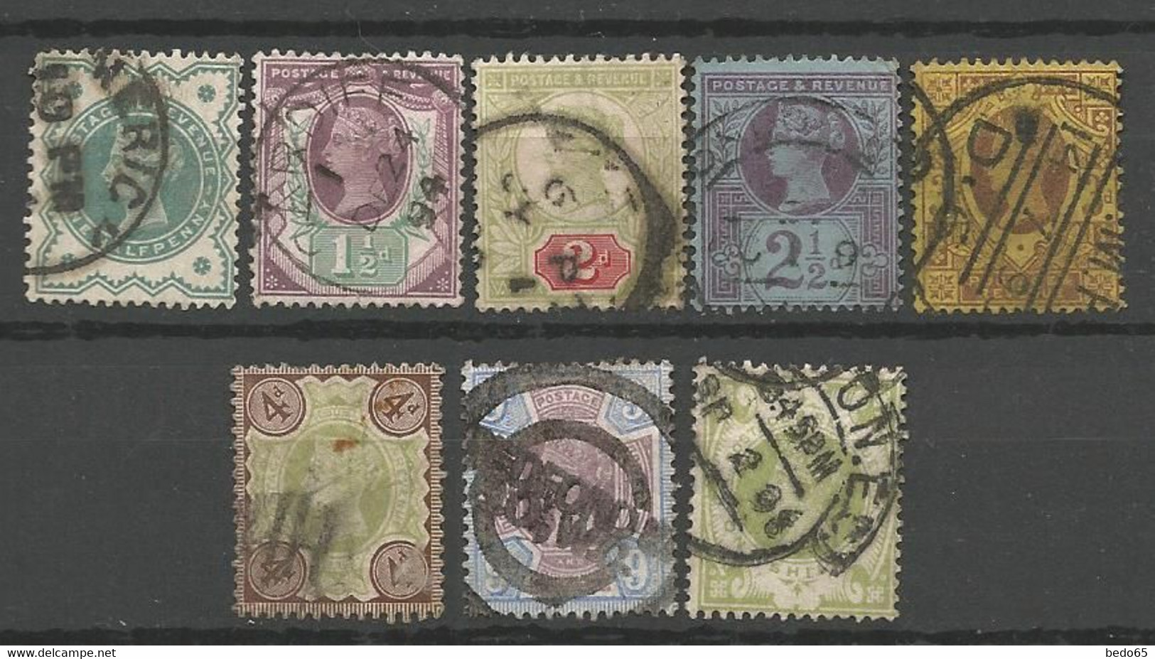 G-BRETAGNE N° 92 à 97 + 101 Et 103 OBL / COTE 170€ - Used Stamps