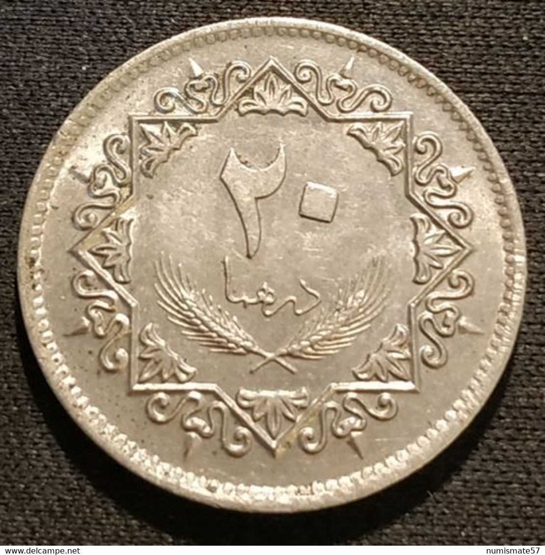 LIBYE - LIBYA - 20 DIRHAM 1975 ( 1395 ) - KM 15 - Libia