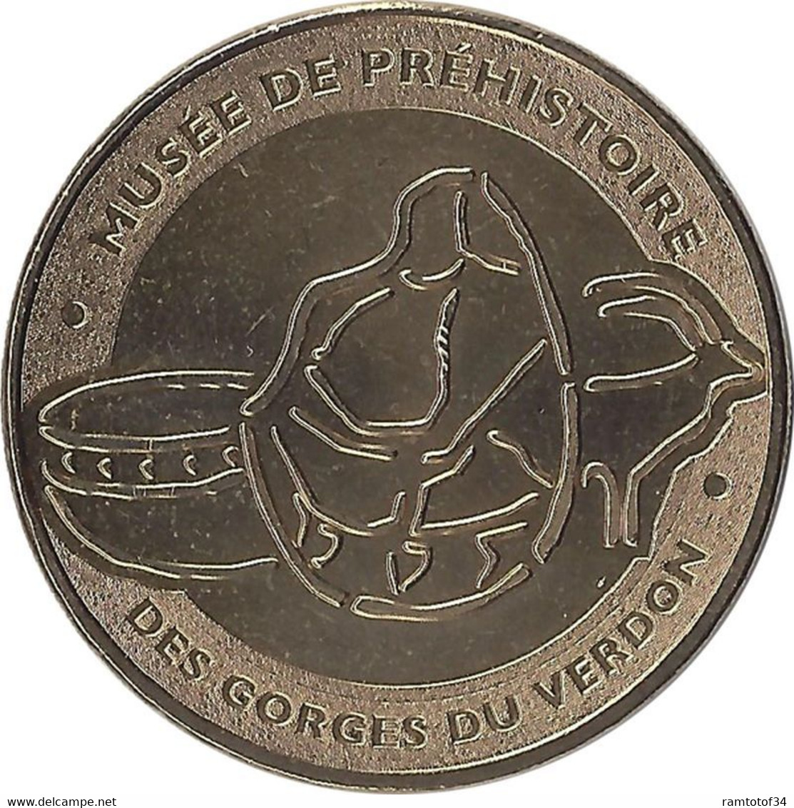 2013 MDP148 - QUINSON - Musée De Préhistoire Des Gorges Du Verdon 2 (Le Logo) / MONNAIE DE PARIS - 2013