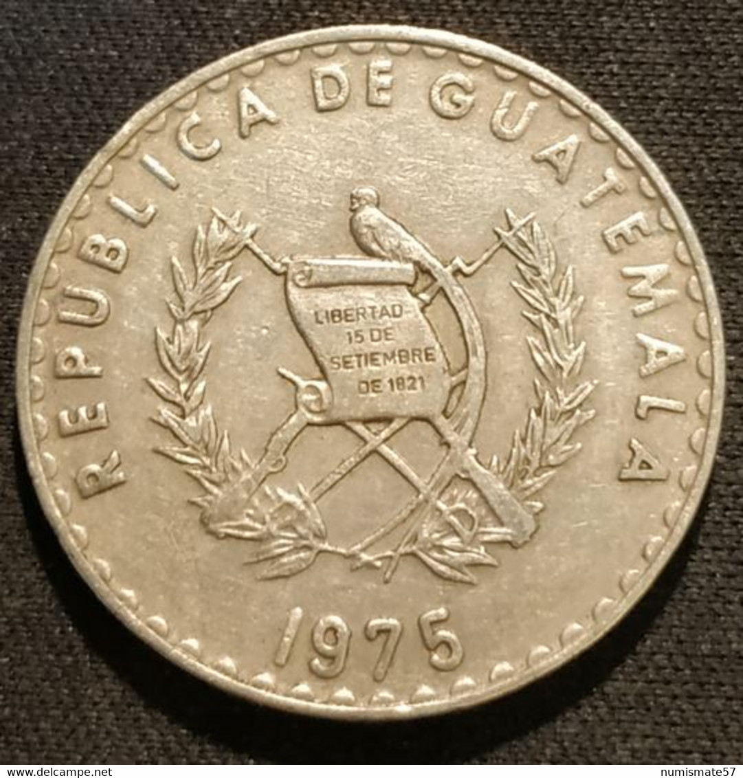 GUATEMALA - 25 CENTAVOS 1975 - KM 272 - Guatemala