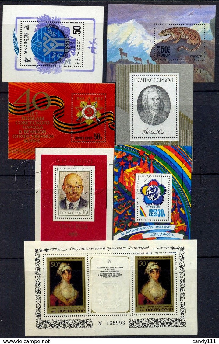 1985 Russia,Russie,Rußland, MNH Year Set = 93 Stamps + 7 S/s - Volledige Jaargang