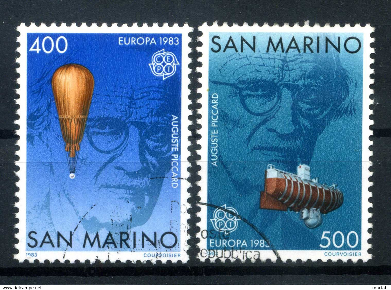 1983 SAN MARINO Europa SET USATO 1119/1120 - Oblitérés