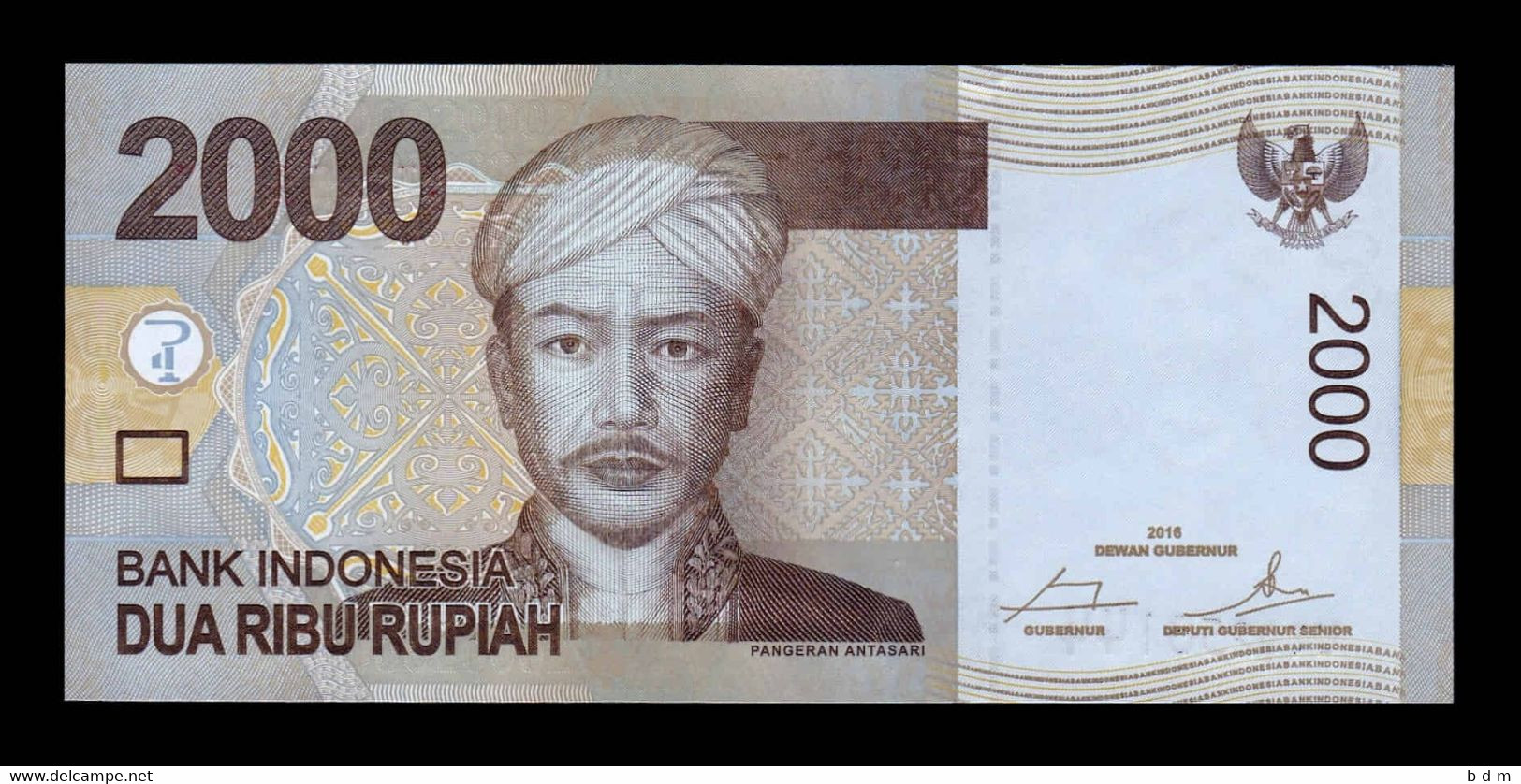 Indonesia 2000 Rupiah 2016 Pick 148h SC UNC - Indonésie