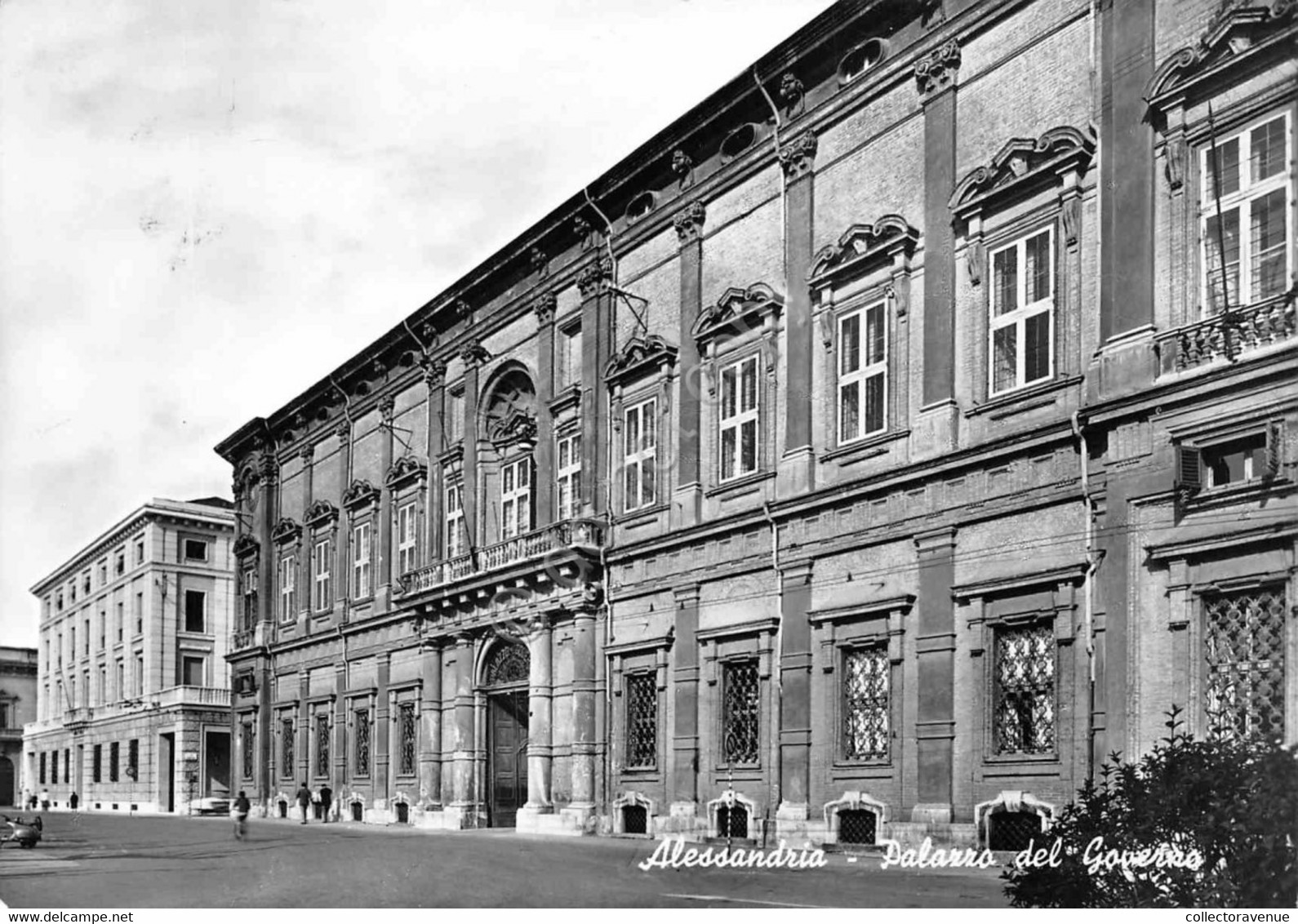 Cartolina Alessandria Palazzo Del Governo Timbro PTT Pasqua 1962 - Alessandria
