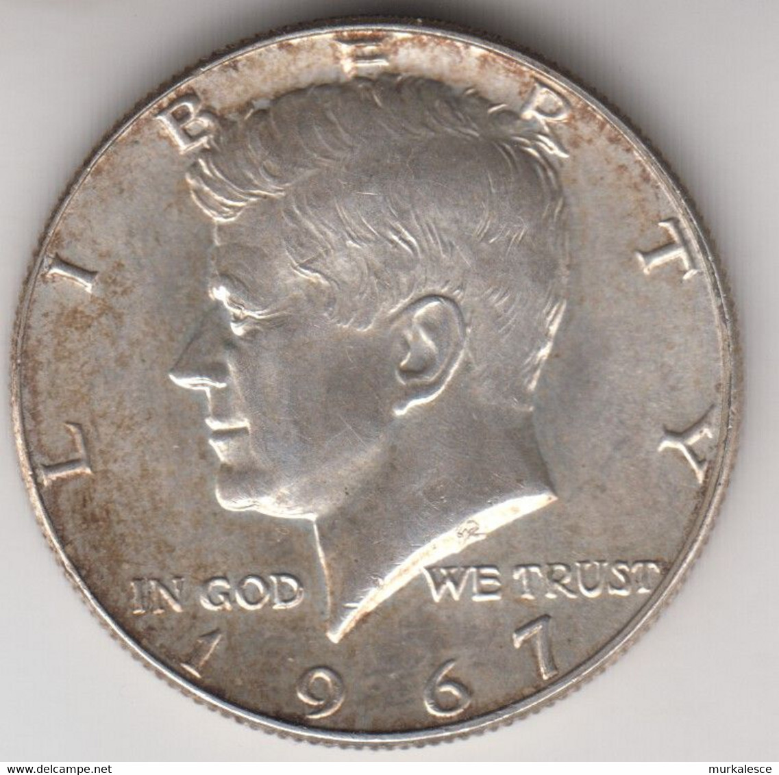 USA  HALF  DOLLAR  1967  KENNEDY   DOPPELDRUCK