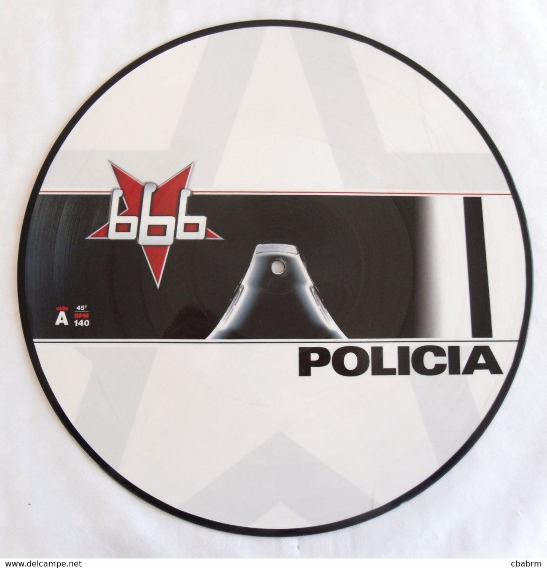 PICTURE DISC 666 POLICIA 2004 Panic Records 982 681-0 - 12" - Dance, Techno & House