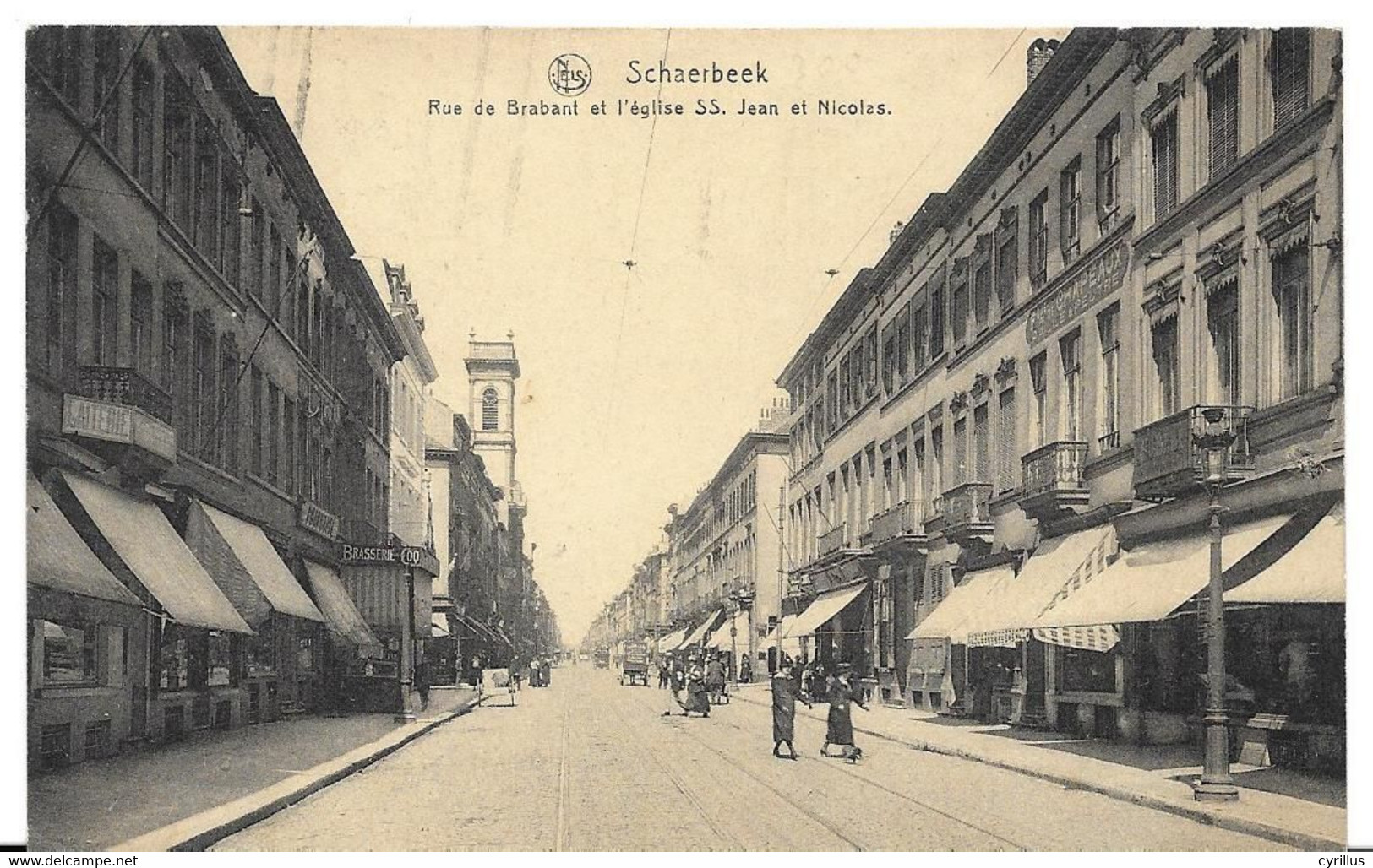 SCHAERBECCK - Rue De Brabant - Eglise SS Jean Et Nicolas - Schaerbeek - Schaarbeek