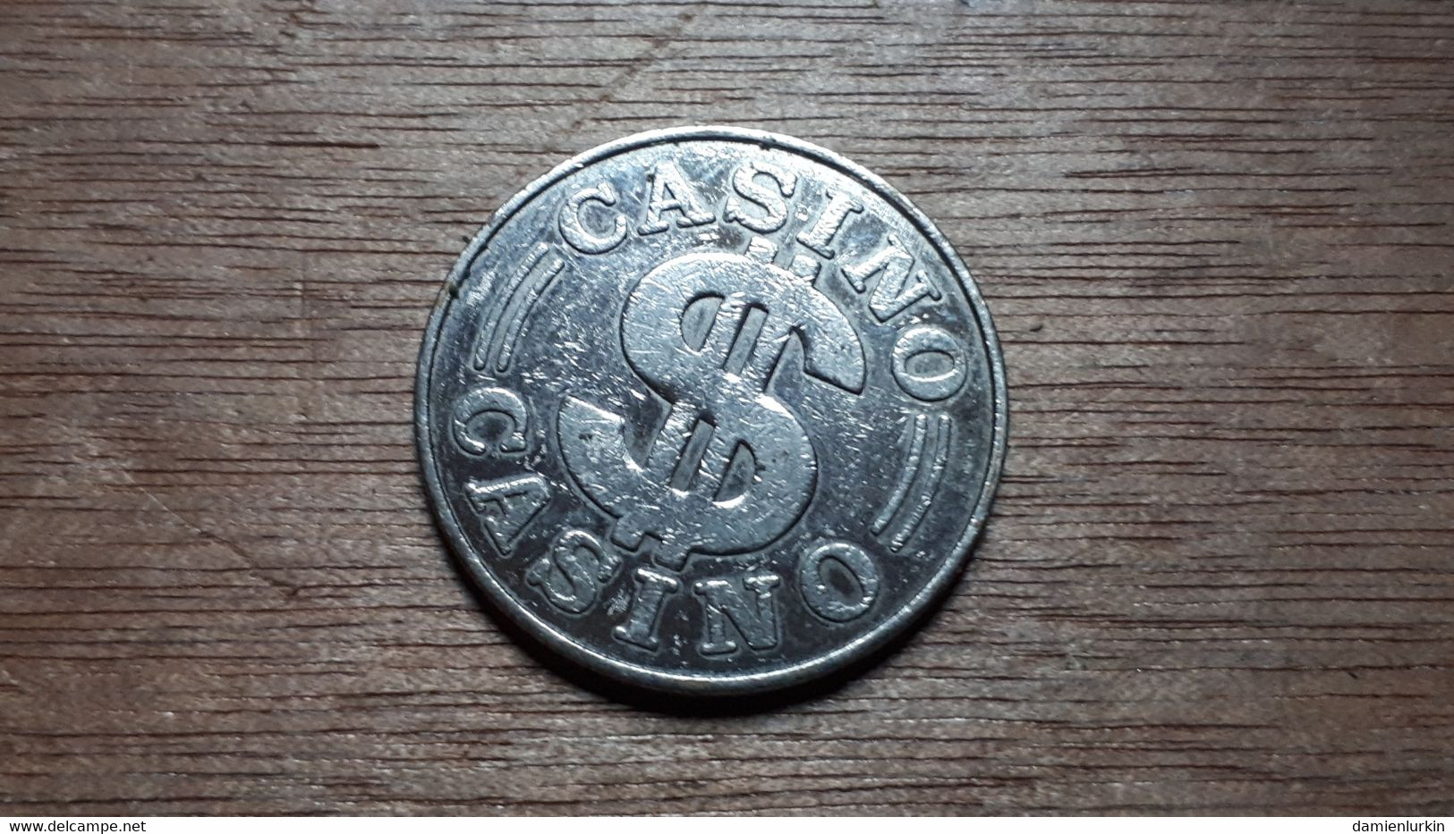 JETON CASINO 30.5MM FRAPPE MONNAIE DECALAGE 20° - Casino