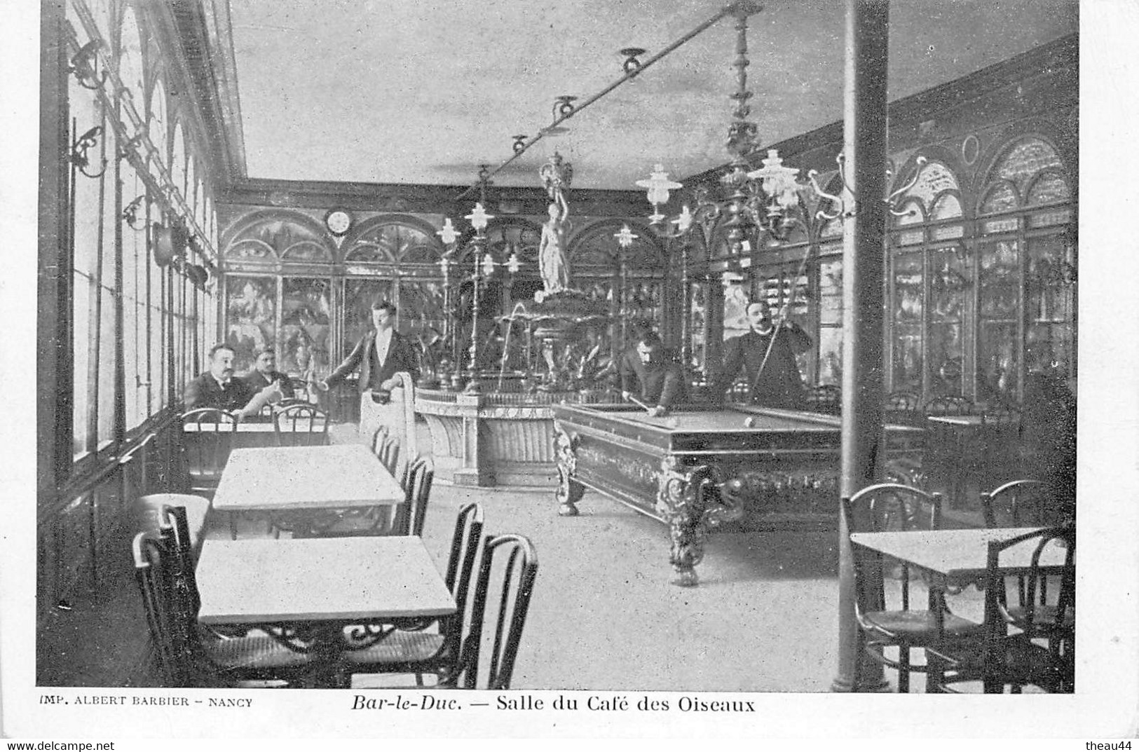 ¤¤   -   BAR-le-DUC   -  Salle Du Café Des Oiseaux   -   Salle De Billard  -  ¤¤ - Bar Le Duc