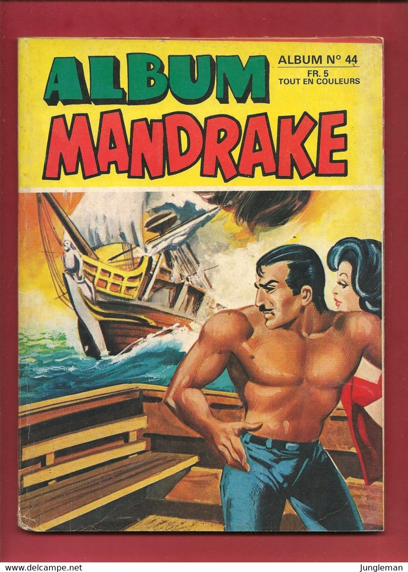 Album Mandrake N° 44 - Contient Les N° 398, 399 Et 400 - Editions Des Remparts - Année 1974 - Bon état - Mandrake