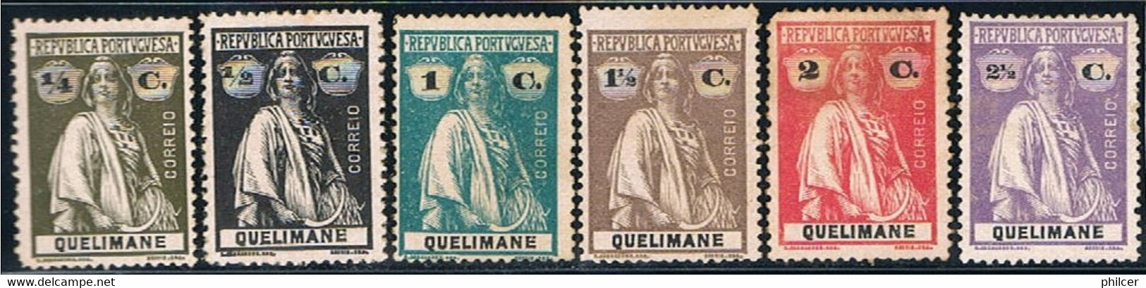 Querlimane, 1914, # 25/30, MNG - Quelimane