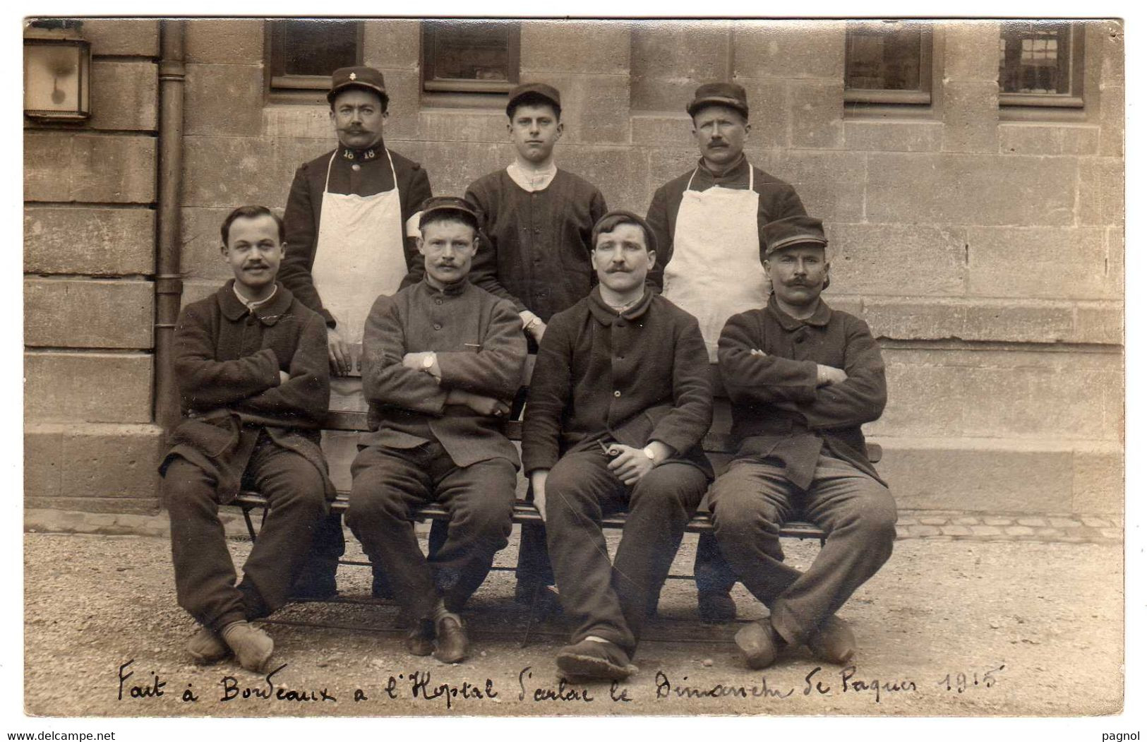 33 : Bordeaux  : Militaria  : Hôpital De Bordeaux ( Carte Photo ) - Bordeaux