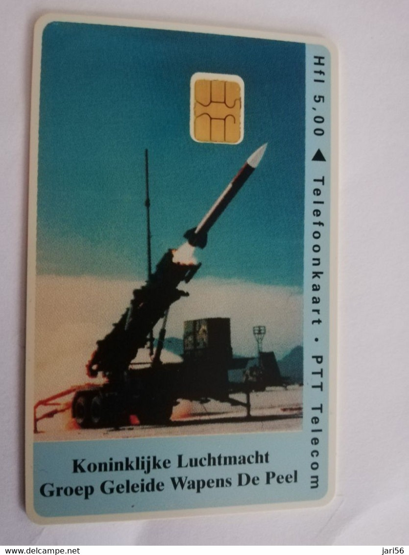 NETHERLANDS  ADVERTISING CHIPCARD  3X HFL 5,00 KONINKLIJKE LUCHTMACHT /ROCKET LAUNCHER SERIE CRD 518   MINT    ** 6731** - Privat