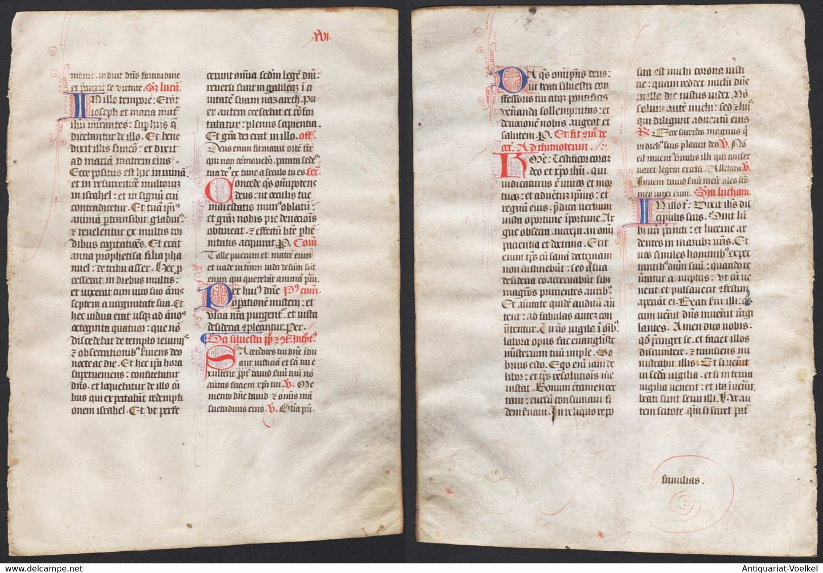 Missal Missale Manuscript Manuscrit Handschrift - (Blatt / Leaf XVI) - Theatre & Scripts