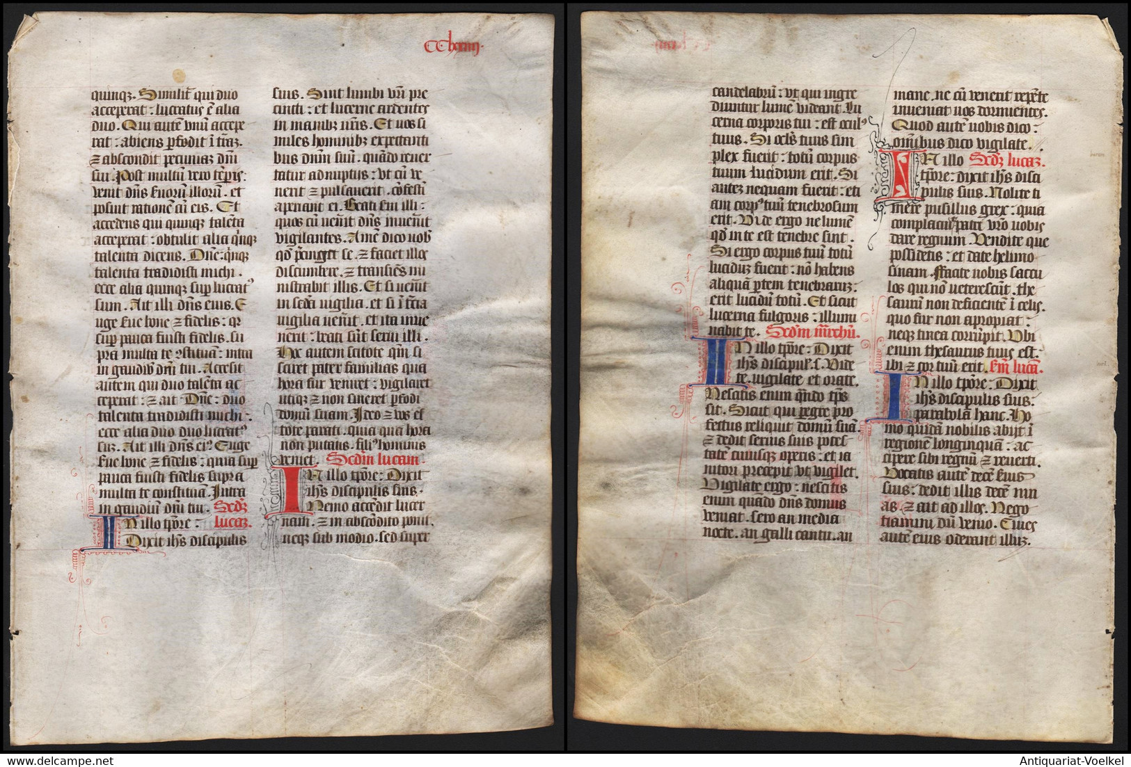 Missal Missale Manuscript Manuscrit Handschrift - (Blatt / Leaf CCLXXIIII) - Théâtre & Scripts