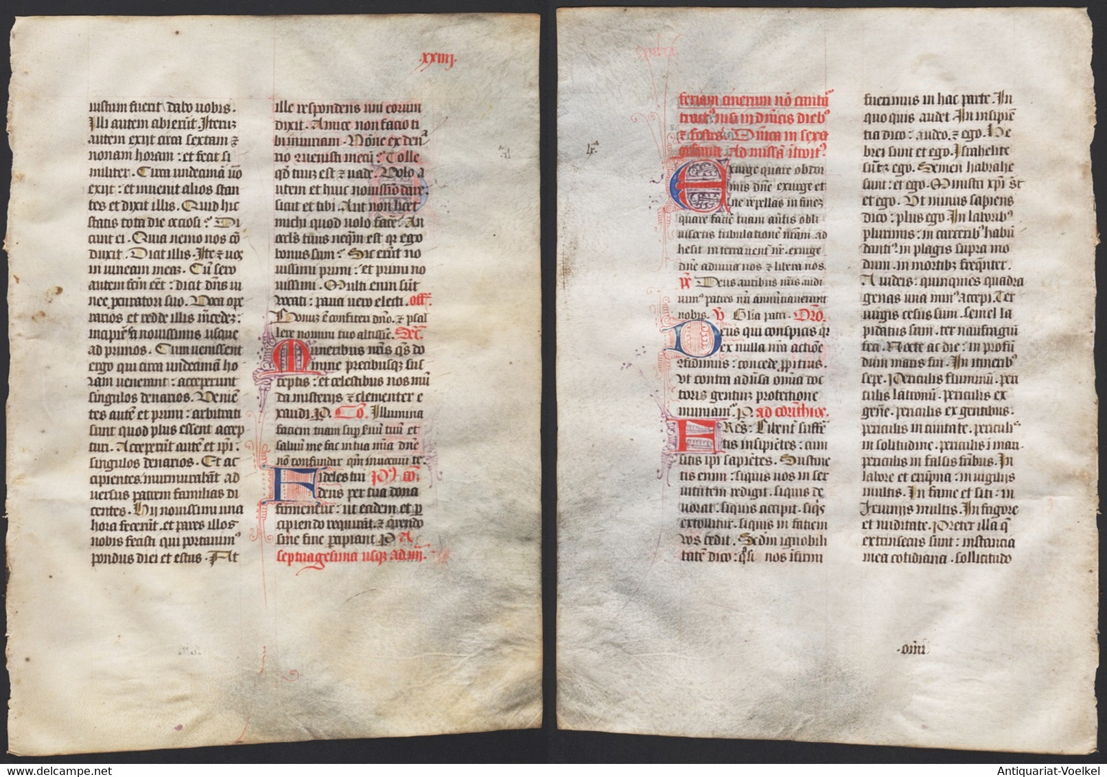 Missal Missale Manuscript Manuscrit Handschrift - (Blatt / Leaf XXIIII) - Theater & Drehbücher