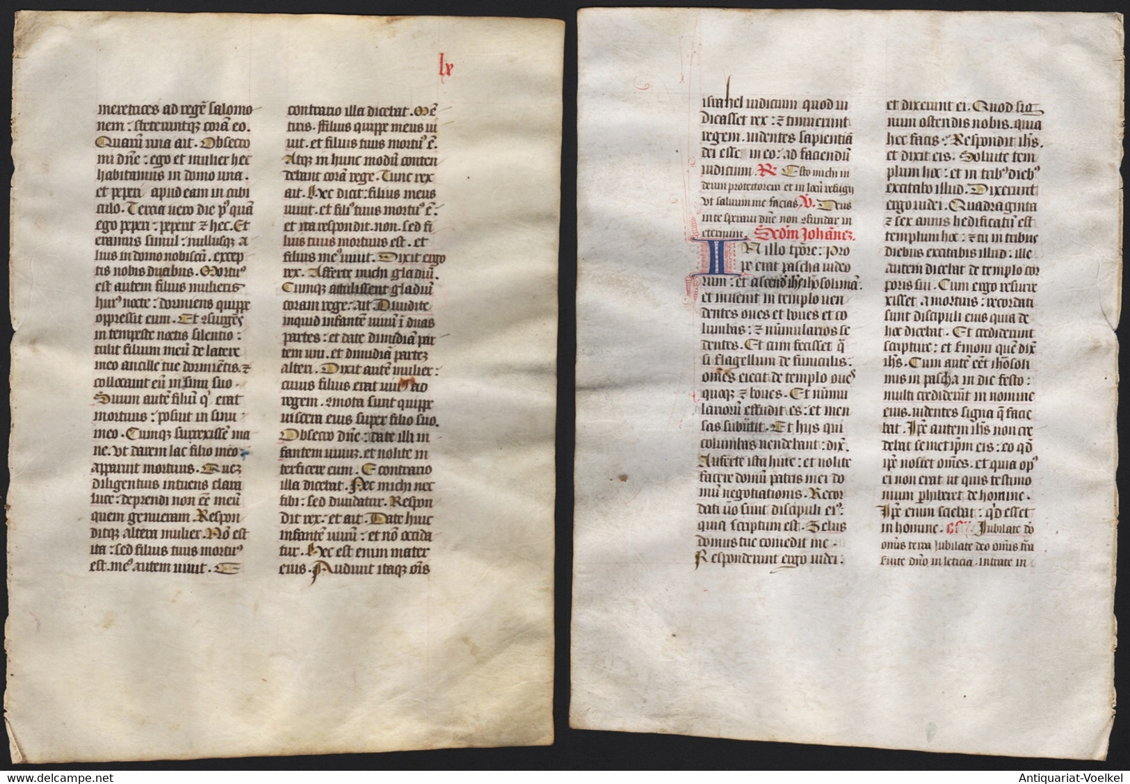 Missal Missale Manuscript Manuscrit Handschrift - (Blatt / Leaf LX) - Théâtre & Scripts