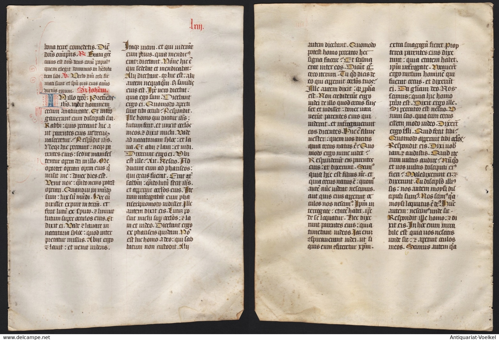 Missal Missale Manuscript Manuscrit Handschrift - (Blatt / Leaf LXIII) - Theater & Drehbücher