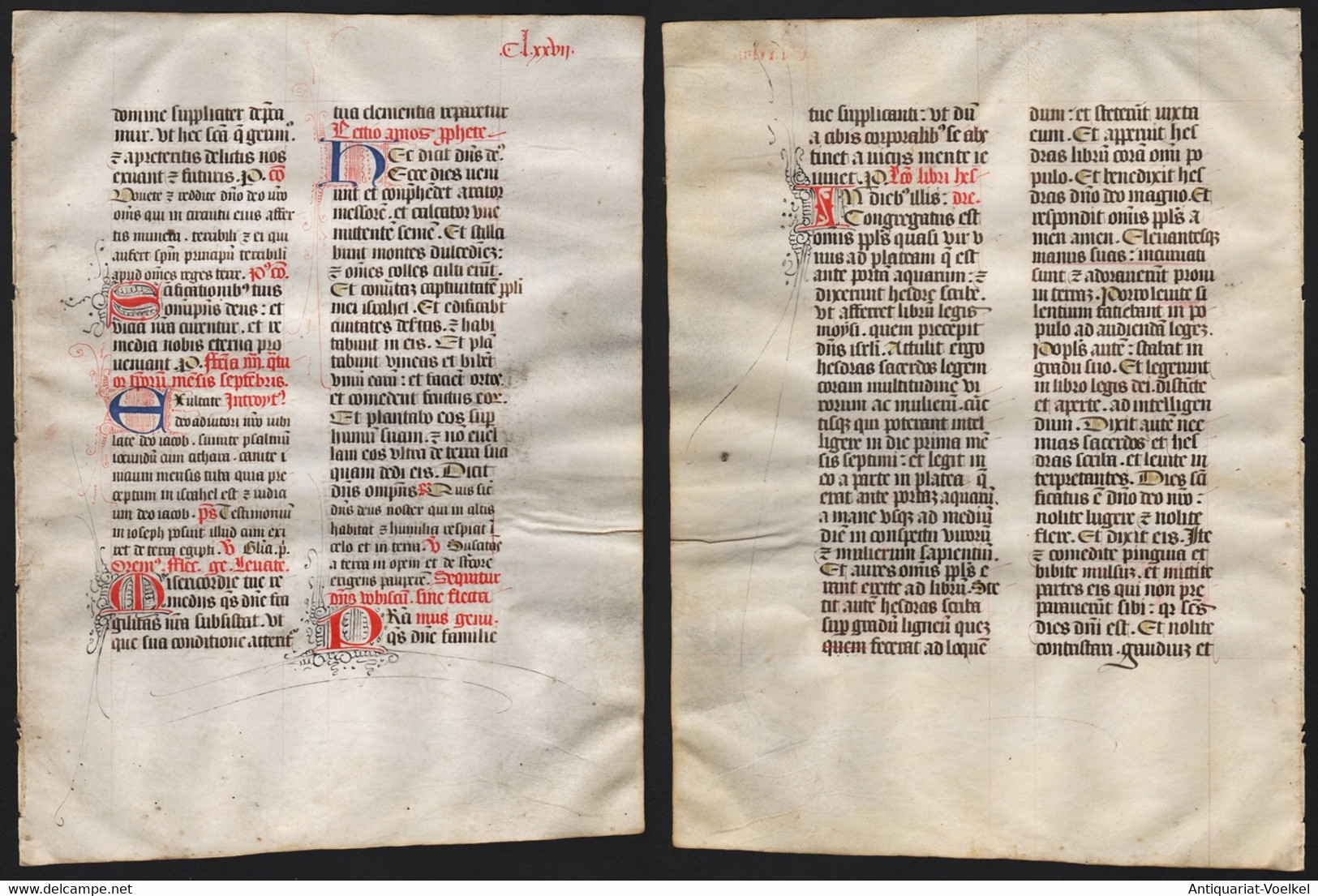 Missal Missale Manuscript Manuscrit Handschrift - (Blatt / Leaf CLXXVII) - Theater & Scripts