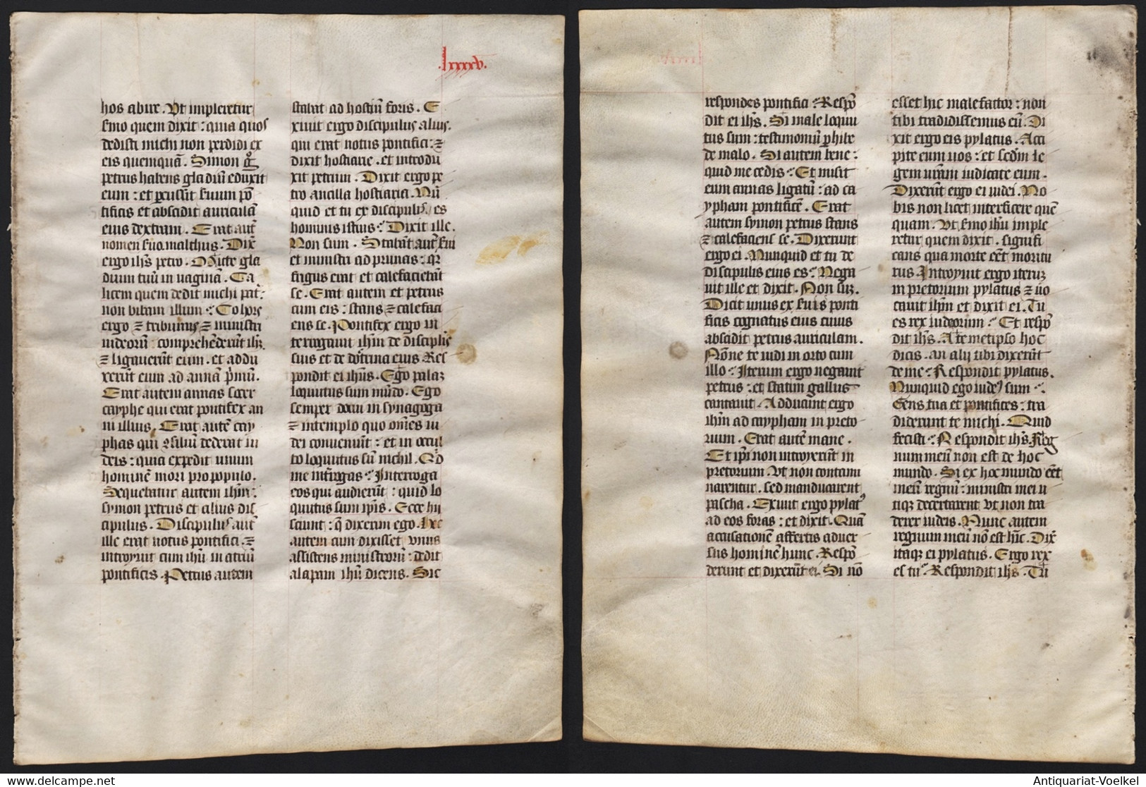 Missal Missale Manuscript Manuscrit Handschrift - (Blatt / Leaf LXXXXV) - Theater & Drehbücher