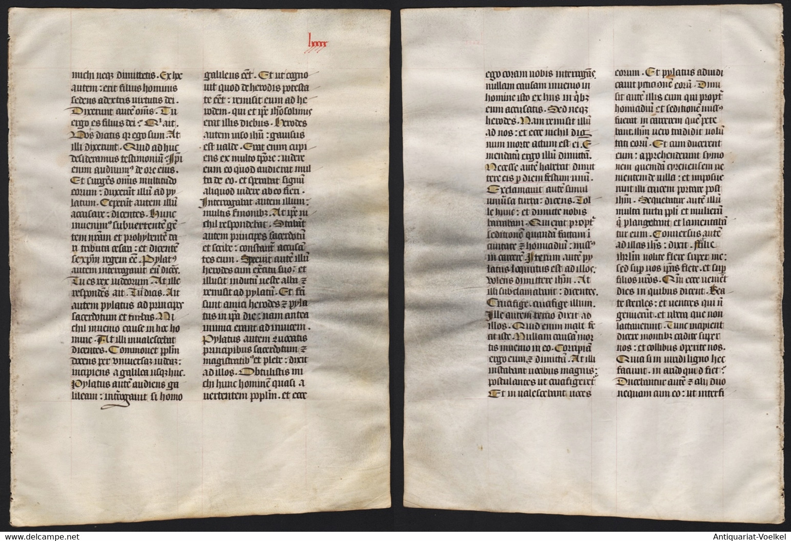 Missal Missale Manuscript Manuscrit Handschrift - (Blatt / Leaf LXXXX) - Theater & Drehbücher