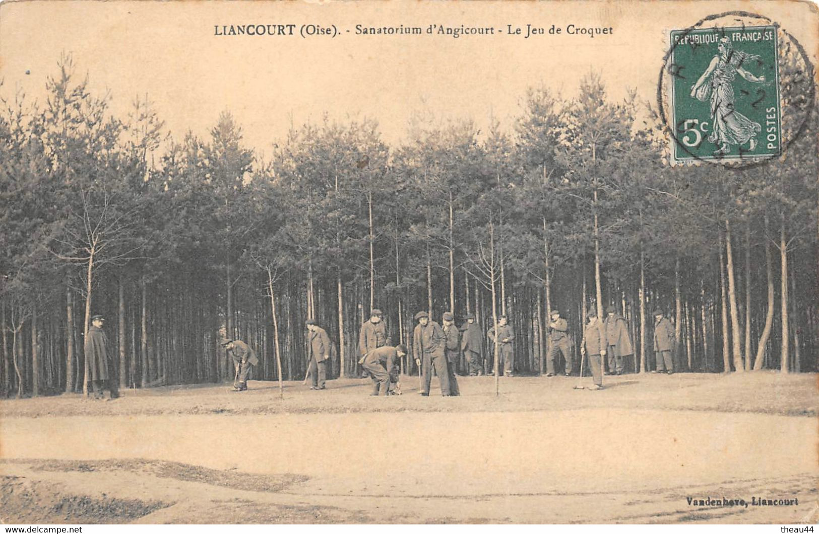 ¤¤   -   LIANCOURT   -  Sanatorium D'Angicourt  -  Le Jeu De Croquet    -   ¤¤ - Liancourt