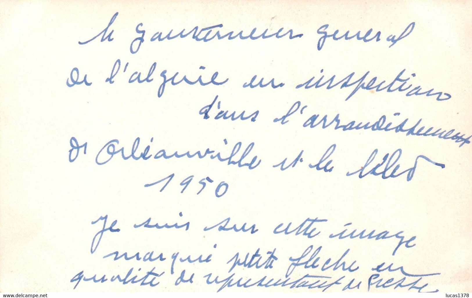 ORLEANSVILLE ET BLED / RARE ET TRES BELLE PHOTO 1950 / VOYAGE DU GOUVERNEUR GENERAL EN INSPECTION - Chlef (Orléansville)