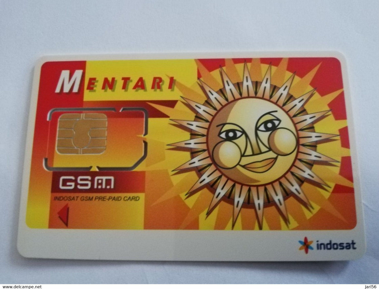 INDONESIA  GSM PREPAID/ CHIP CARD MENTARI  WITH BARCODE  INDOSAT  MINT CARD    **6739 ** - Indonesien