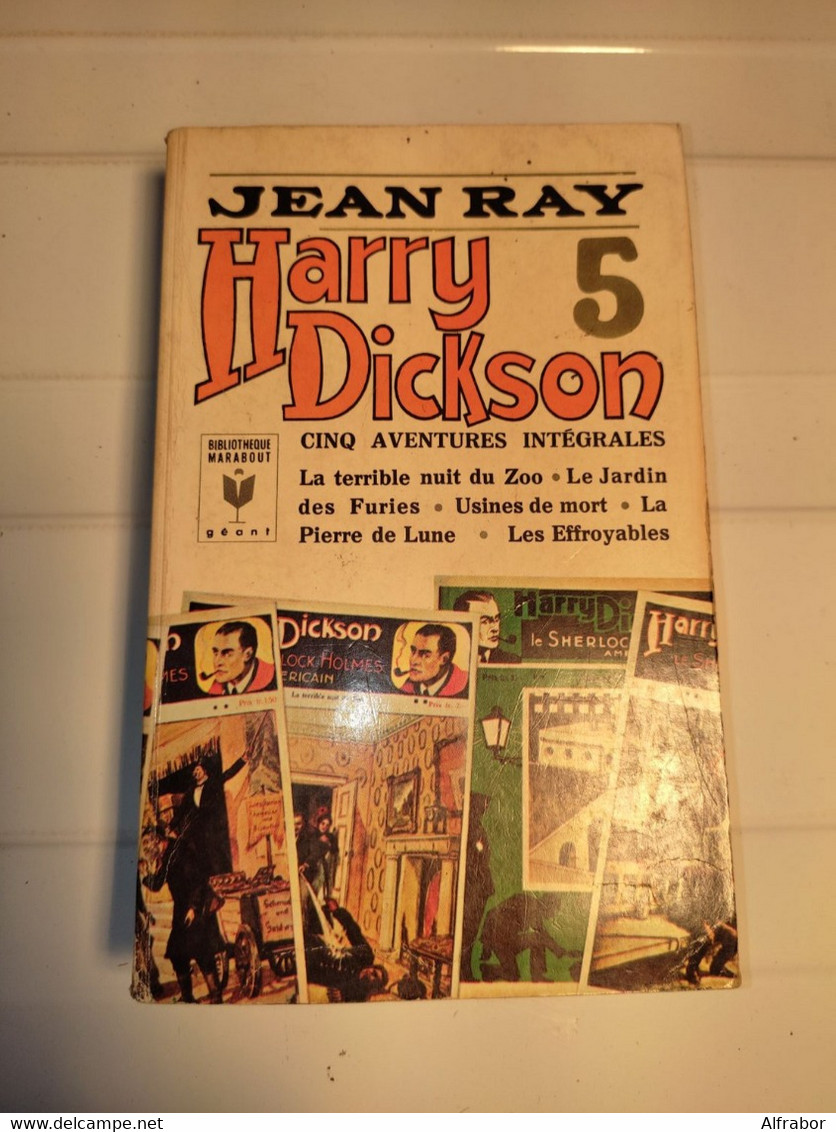 Harry Dickson Jean Ray Tomes 1 à 8 Marabout Géant